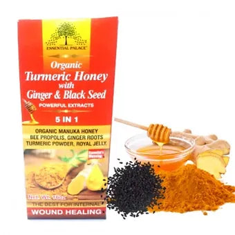 Organic Turmeric Honey with Ginger & Black seed