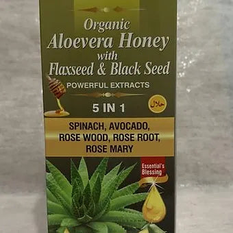 Organic Aloe Vera Honey with Flax Seed & Black Seed