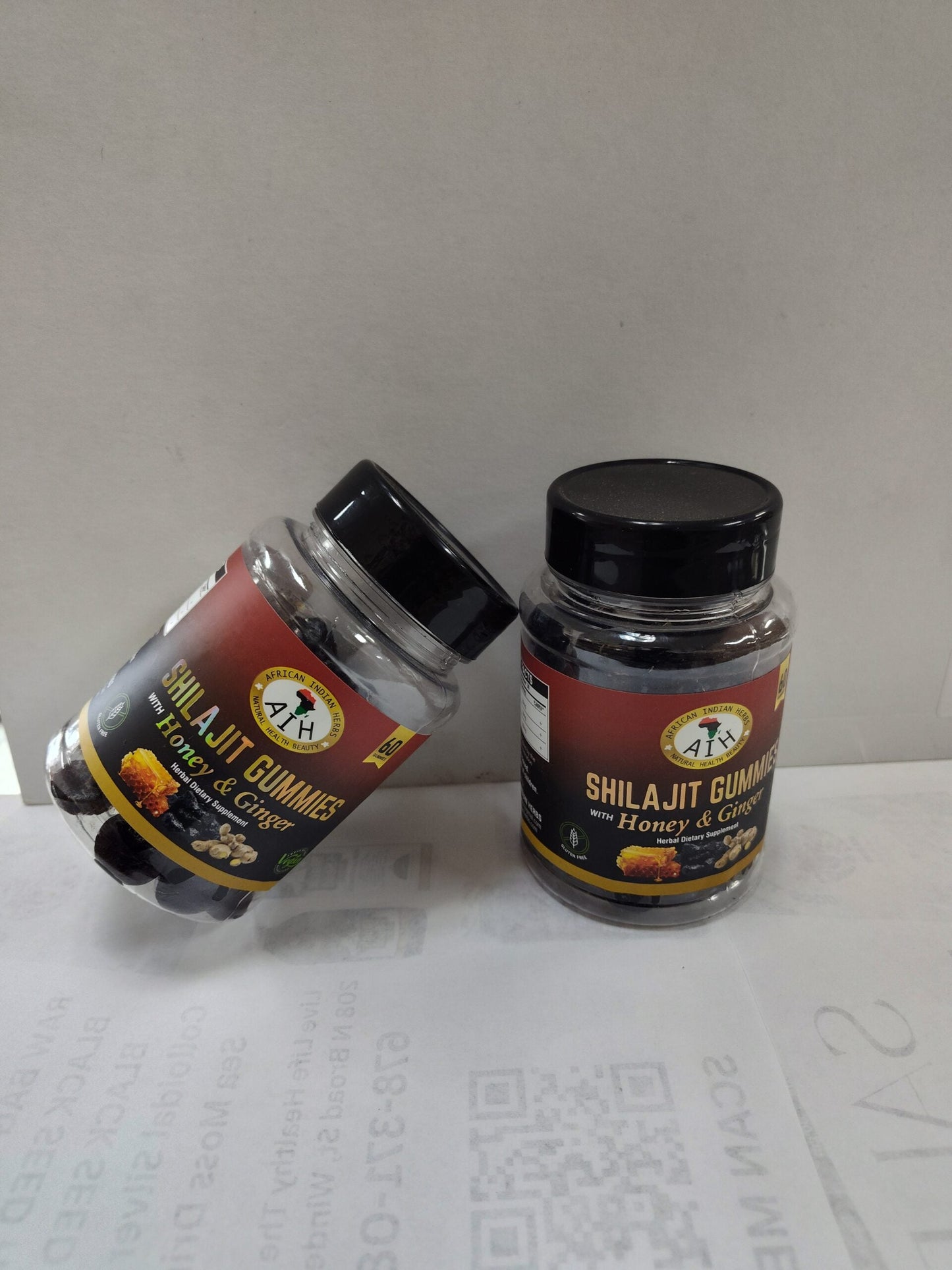 Shilajit Honey & Ginger Gummies