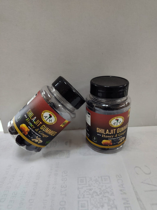 Shilajit Honey & Ginger Gummies